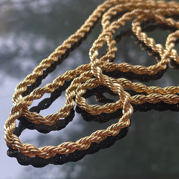 Gold Rope Necklace - Picture 1 of 5
